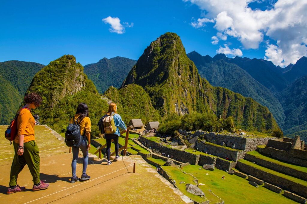 First Step Expeditions group trekking to Machu Picchu